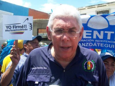 AD legítima apoyará la reelección de Barreto Sira en Anzoátegui