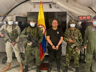 Colombia capturó a alias “Otoniel”, jefe del Clan del Golfo