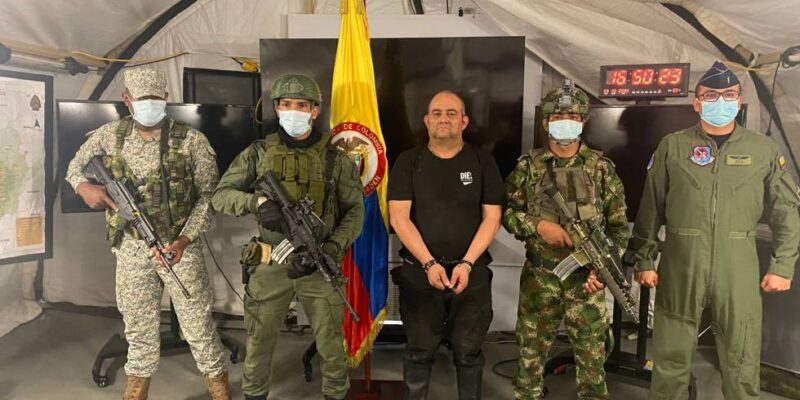 Colombia capturó a alias “Otoniel”, jefe del Clan del Golfo
