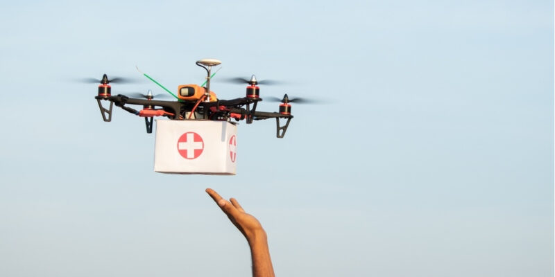 La India usa drones para entregar vacunas en zonas más remotas