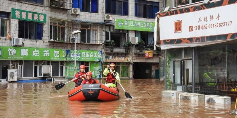 Un millón de afectados y 120.000 evacuados por lluvias en China