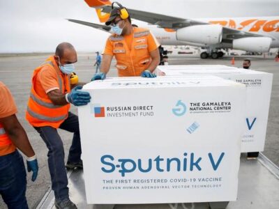 Venezuela recibe 822.840 dosis de la vacuna Sputnik-V