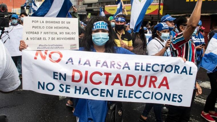 Comunidad internacional no reconoce victoria sin oposición de Ortega