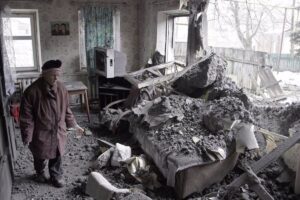 Bombardeos rusos en Ucrania