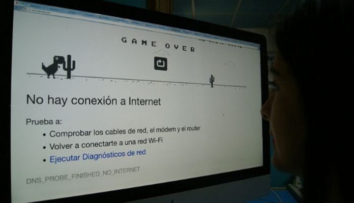 fallas de Internet