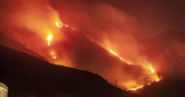 incendio forestal