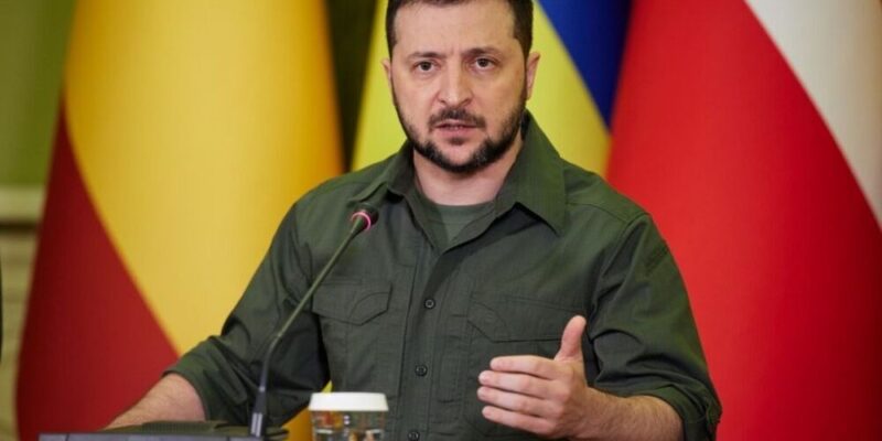 Zelenski sobre territorio de Ucrania