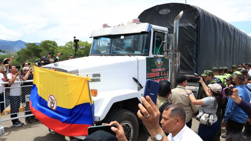 Colombia y Venezuela frontera