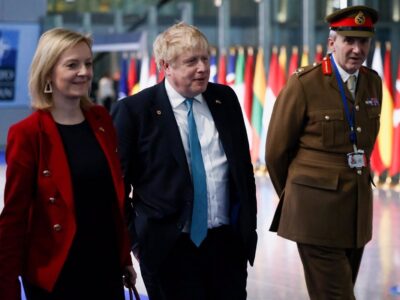 Boris Johnson y Liz Truss