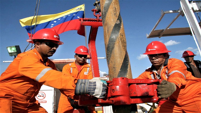 Venezuela producción de petróleo