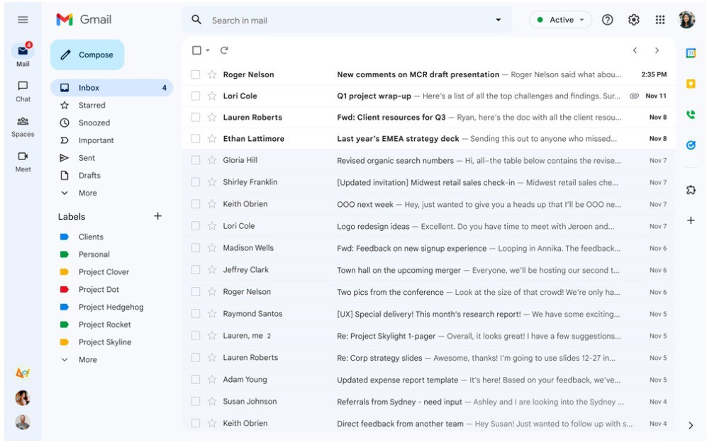 Nueva Interfaz Gmail