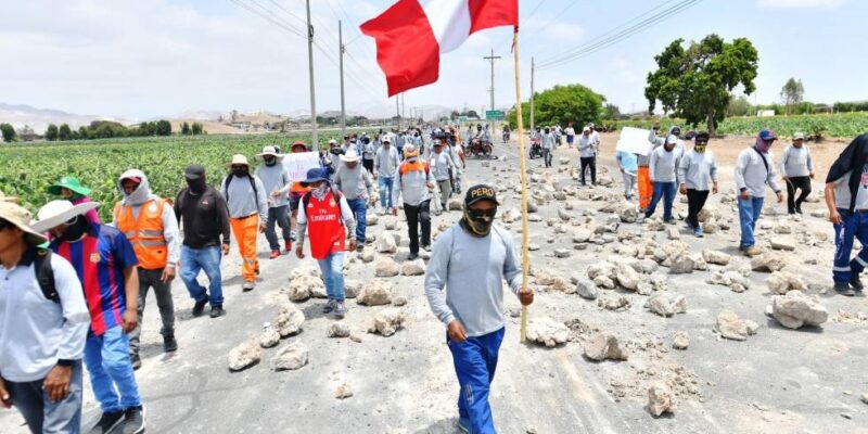 Manifestaciones Perú Pedro Castillo