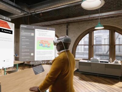 gafas de realidad virtual. Apple