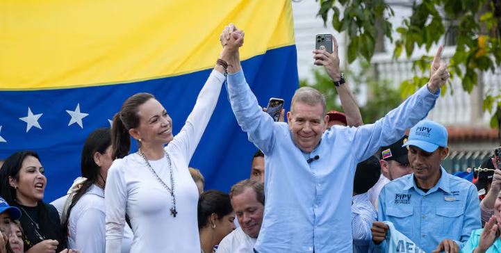 Edmundo González y María Corina Machado