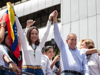 María Corina Machado y Edmundo González