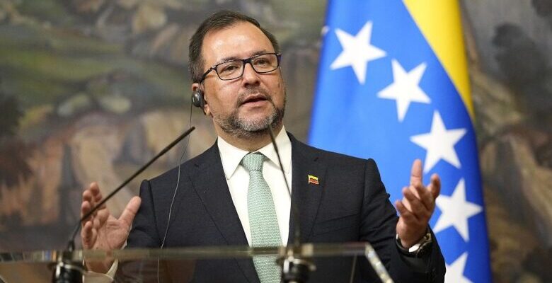 Archivo - Canciller Ivan Gil