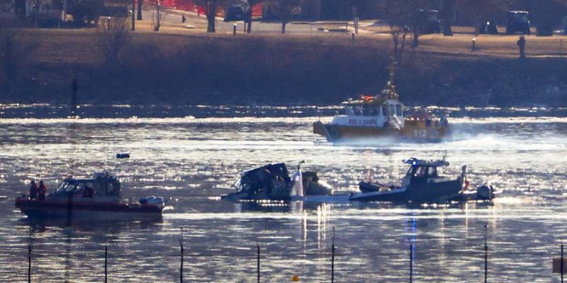 Accidente aéreo en Washington