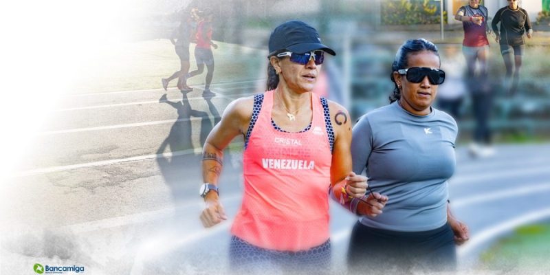 Hilenia y Yuri en el Maratón CAF