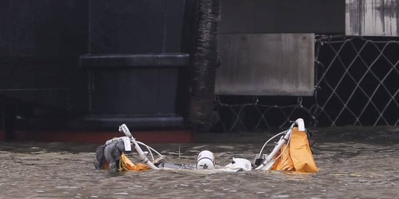Caída de helicóptero en Nueva York