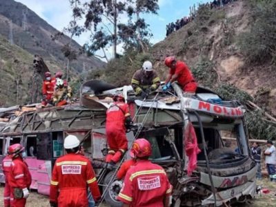 Accidente de bus en Perú