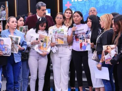 Maduro - madres de niños secuestrados en EEUU