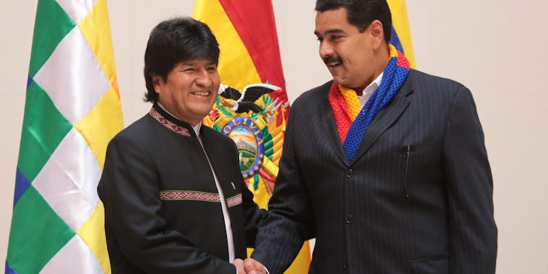 Evo Morales y Nicolás Maduro