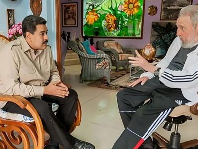 Maduro y Fidel Castro