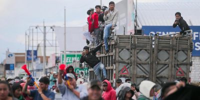 Protestas en Ecuador
