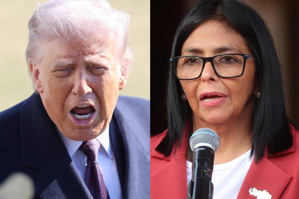 Donald Trump - Delcy Rodríguez
