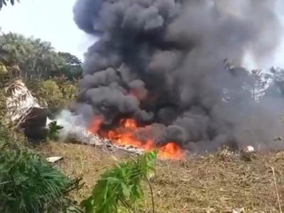 avión militar - Colombia - accidente