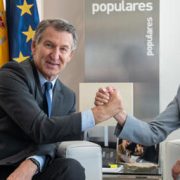 Alberto Nuñez Feijóo y María Corina Machado