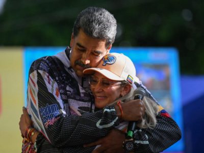 Nicolás Maduro y Cilia Flores