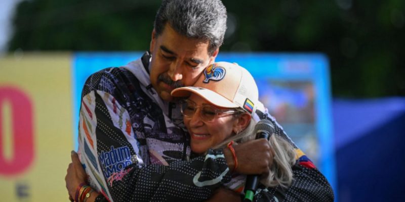 Nicolás Maduro y Cilia Flores