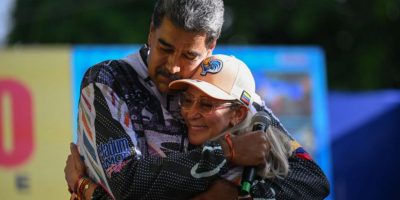 Nicolás Maduro y Cilia Flores