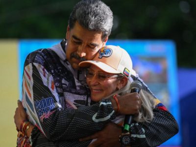 Nicolás Maduro y Cilia Flores