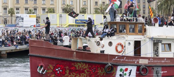 El Ejército israelí comienza a interceptar los barcos de la Flotilla rumbo a Gaza