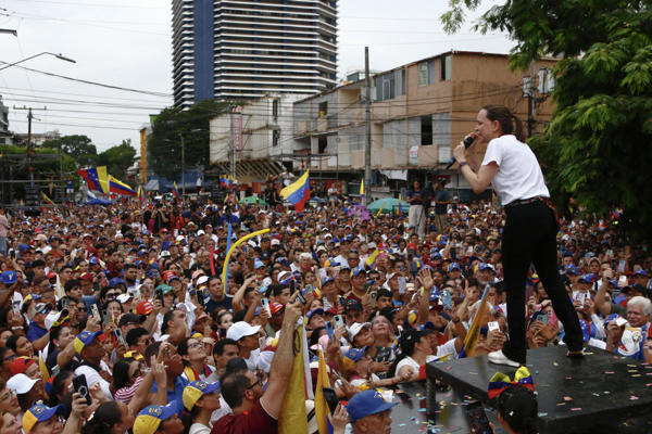 María Corina Machado en Panamá