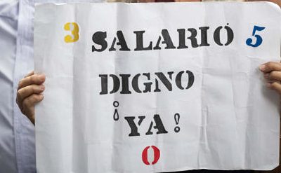 Protesta - crisis salarial - docentes - Venezuela