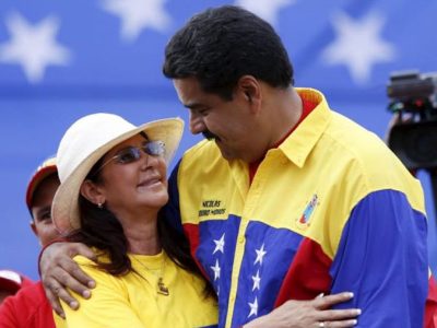 Maduro y Cilia Flores