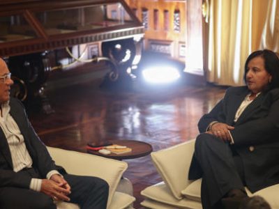 Jorge Rodríguez y Dinorah Figuera