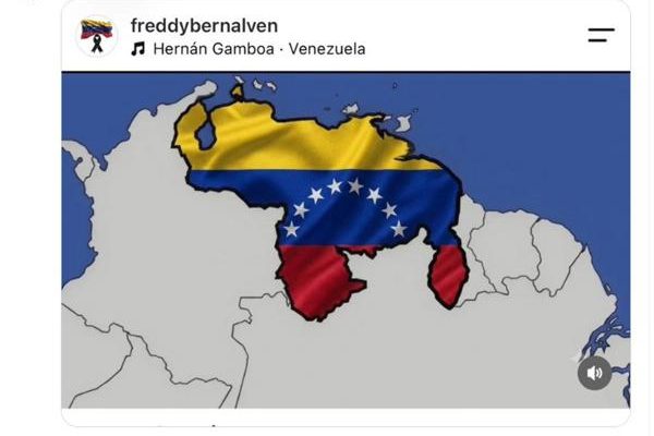 Gobernadores publican el mapa de Venezuela con su bandera en respuesta a Trump