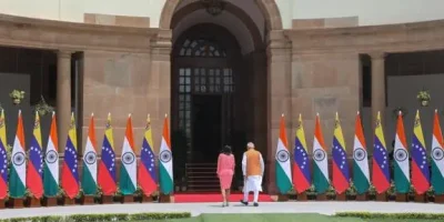 Delcy Rodríguez regresa con «proyectos» tras su visita a la India y Turquía