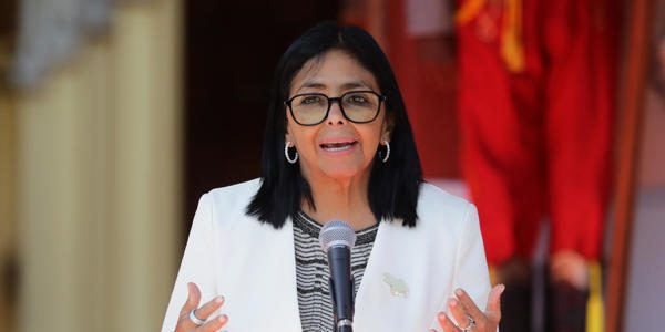 Delcy Rodríguez denuncia sabotaje al sistema eléctrico en protesta por acuerdos petroleros