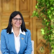 Delcy Rodríguez - presidenta encargada de Venezuela