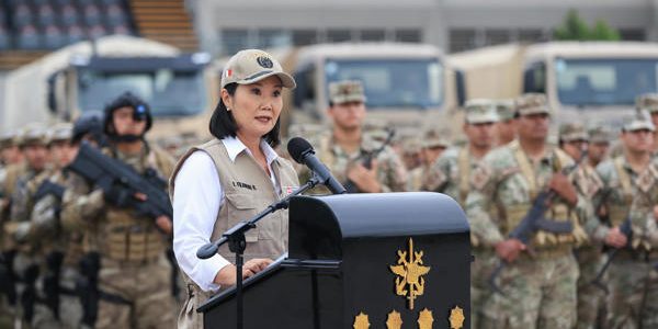 Fujimori anuncia "comando unificado" contra la delincuencia y pide apoyo de otros países