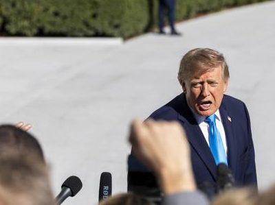 Trump dice que "todo saldrá bien" al ser preguntado si Machado debe regresar a Venezuela