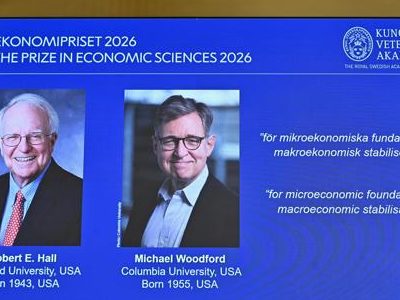 Robert E. Hall and Michael Woodford awarded with 2026 Nobel Prize in Economic