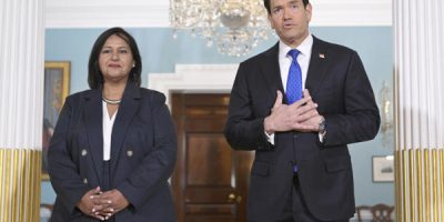 Dinorah Figuera y Marco Rubio