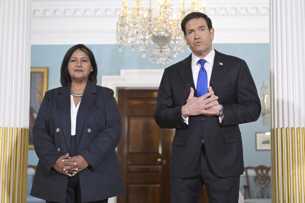Dinorah Figuera y Marco Rubio