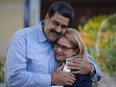 Maduro y Cilia Flores - Archivo